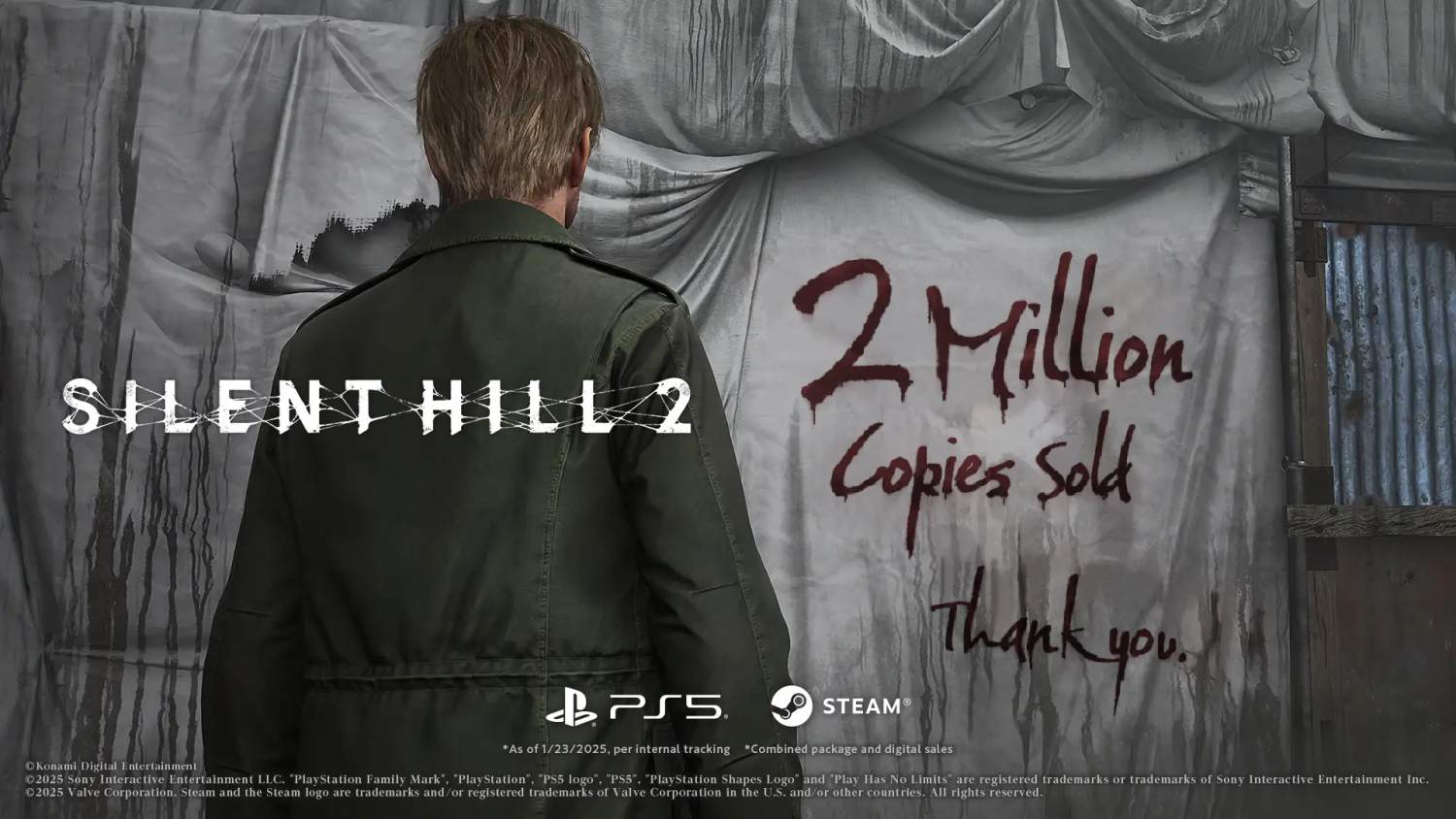 Konami prodalo 2 miliony kopií remaku hry Silent Hill 2