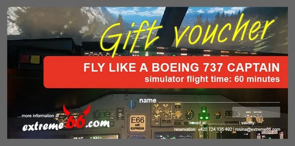 FLY AS A BOEING 737 CAPTAIN adventure