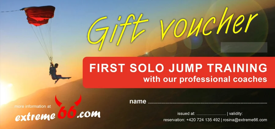 FIRST SOLO JUMP